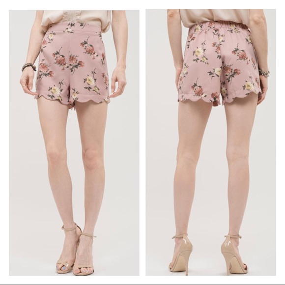 Floral Print Shorts - Picture 1 of 3
